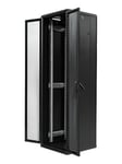 TOTEN System G 19" cabinet 42U 600x1000 perforated 800kg - Kabinet - Server (Tower) - Sort