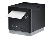 Star mC-Print2 MCP21 LB BK E+U - Kvitteringsskriver - direktetermisk - Rull (5,8 cm) - 203 dpi - inntil 100 mm/sek - USB, LAN, Bluetooth, USB-vert, Lightning - kutter - svart