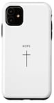 iPhone 11 Hope Cross - Minimalist Christian Jesus Christ Case