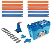 FLK90 Builder Multi Loop Box Playset And Connectable Track Play Set With Diecas