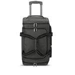 Solo New York Leroy Carry-On Wheeled Duffle Bag, 49L Capacity, Grey, 56cm