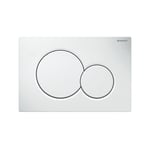 Geberit - Plaque de déclenchement sigma 01 blanc pour réservoir UP320 / UP720 115.770.11.5 - Blanc