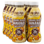 ProPud Protein Milkshake, Caramel Glazed Bananas, 8-pack