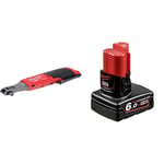 Milwaukee M12FHIR38-0 M12 Fuel High Speed Ratchet 3/8 Drive & M12B6 12v 6.0Ah Red Lithium-ion Battery