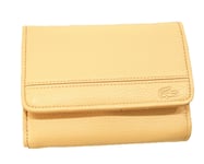New Vintage LACOSTE L49 Women's Soft Leather PURSE WALLET Palio Slg 9 Cream