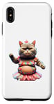 Coque pour iPhone XS Max Little Fat Ballet Kitty avec un gros ventre.