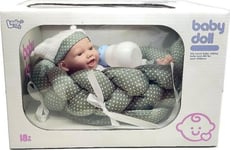 Baby Med Filt Och Flaska 25Cm