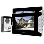 HOMSECUR Video Smart Door Bell  2x7’’ Screen with Infrared Camera Rainproof Case