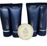 Molton Brown Men  Luxury Gift Set 2x Shaving Cream 2x Face Wash 30ml 1x Soap 25g