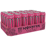 24 X Monster Energy 500 Ml Ultra Ros√° (sockerfri)