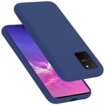 Cadorabo skal för Samsung Galaxy A91/S10 Lite/M80S - i Blå - Flexibelt TPU-silikon Blå