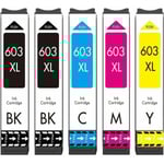 603XL-patroner kompatibla med Epson 603 603 XL bläckpatroner, för Expression Home XP-2100 XP-2105 XP-3100 XP-3105 XP-3150 XP-4100 XP-4105, Workfo