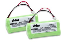 2x Battery 700mah For Bang & Olufsen Beocom 2 / 3hr-aaau-2