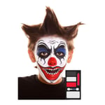 Makeup Sæt til Børn 24 x 20 cm Mande klovn Terror Multifarvet