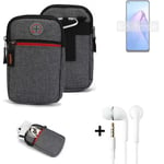 Holster + earphones for Oppo Reno8 Z 5G Belt Pouch
