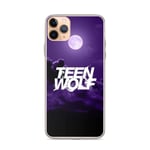 ghyj Compatible with iPhone 6 Plus/6s Plus Case Pure Clear Phone Cases Shockproof and Anti-Scratch for Teen Wolf Full Moon Purple Night American Supernatural Drama