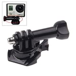 XIAODUAN-professional - 360 Degree Rotate Adjustable Buckle Basic Strap Mount & Screw Bolt for GoPro NEW HERO /HERO6 / 5/5 Session /4/3+ /3/2 /1(Black)