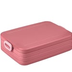 Mepal Lunch Box Large - Lunch Box To Go - For 4 Sandwiches or 8 Slices of Bread - Snack & Lunch - Lunch Box Adults - Vivid mauve
