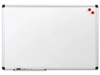 Whiteboard 90X60 Cm Magnetisk Med Aluminiumsramme Inkl. 1 Marker Og 2 Magneter