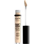 NYX Professional Makeup Facial make-up Peitevoide Can't Stop Won't Contour Concealer 01 Pale 3,50 ml