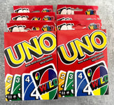 Mattel UNO Get Wild Card Game Job Lot 6 Decks Brand New Sealed