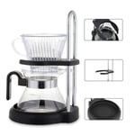 Ice Coffee Maker, Pour Over Coffee Maker Brewer Set Drip Coffee Maker/Jug Set Hand Coffee Filter Cup Hourglass Coffee Pot,15.3 * 13.8 * 23.3Cm