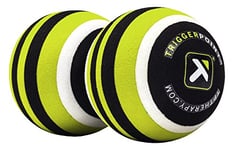 TriggerPoint MB2, Double Massage Ball, Adjustable Length Back Foam Roller, Black and Lime, 9.5 Inch/24 cm
