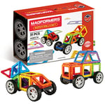 Magformers Super Rally 31-Piece Magnetic Construction Set