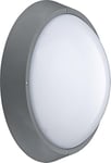 Philips Coreline apte pour usage en intérieur 18 W Gris, Blanc Éclairage de mur Lampe (brossé, salon, gris, blanc, composé, en polycarbonate, IP65, environ)