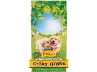 PURINA Friskies Junior - tørfoder til hunde - 12 + 3 kg