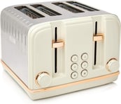 Haden Salcombe Cream Toaster 4 Slice - Electric Stainless Steel 4... 