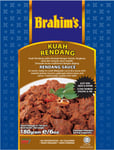NT# Brahim's Sauce - Rendang 180g -an Exotic Ready-to-Cook Malaysian Dry Curry Sauce with Roasted grated Coconut,Galangal, Lemon Grass and Spices. Traditionally Cooked with Beef.