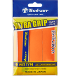 Toalson Ultra Grip 3 Pack Badminton Orange unisex ONE SIZE
