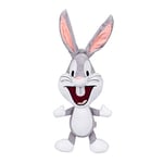 LOONEY TUNES Bugs Bunny Jouet en Peluche à Grande tête pour Chiens, Taille M | Jouet pour Chien de 22,9 cm pour Tous Les Chiens | Jouet sous Licence Officielle de Warner Bros