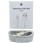 Véritable Mobile Data câbles téléphoniques USB Lead Sync Chargeur Câble pour Apple iPhone 100% Original (Couleur: Blanc)