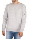 Tommy JeansRegular Fleece Sweatshirt - Light Grey Heather