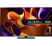 55" LG OLED55G46LS  Smart 4K Ultra HD HDR OLED TV with Amazon Alexa, Silver/Grey