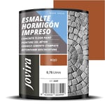 JOVIRA PINTURAS Peinture Sol En Béton Résine de rénovation pour sols en béton (750 Millilitres, Rouge)
