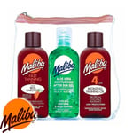 Malibu Travel Pack 3x100ml After Sun Gel + Tanning Oil + Fast Tanning Oil