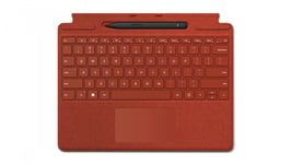 Microsoft Surface Pro Signature Keyboard with Slim Pen 2 Rød Microsoft Cover port QWERTY Engelsk