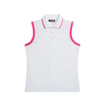 J.Lindeberg Lila Sleeveless Pique Dame Hvit S