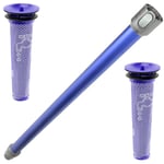 Extension Tube Rod Wand Blue for DYSON V6 DC59 Animal Vacuum + Pre Filter x 2