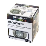 MEGATRON LED-kohdevalo Decoclic Set GU10 4,5 W rauta