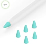 Molylove Compatible with Apple Pencil Tips Replacement for 2nd Gen, Silicone Nibs Cover Writing Protection for iPad Pencil (Mint Green)