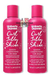 2 x Umberto Giannini CURL JELLY SHINE Leave In Conditioning Curl Balm 180ml