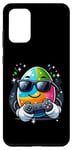 Coque pour Galaxy S20+ Manette de gamer vidéo œuf de Pâques portant des lunettes de soleil jouant