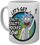 OFFICIAL RICK AND MORTY WRECKED COFFEE MUG CUP NEW IN GIFT BOX GB EYE