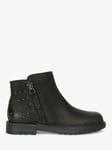 Geox Children's Eclair Leather Boots Black 28 female Upper: leather, Sole: rubber