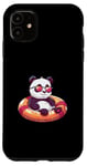 Coque pour iPhone 11 Bande dessinée Panda mignon en vacances d'été