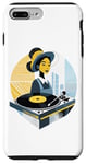 Coque pour iPhone 7 Plus/8 Plus Platine disque, rétro, vintage, tournante, DJ, vinyle